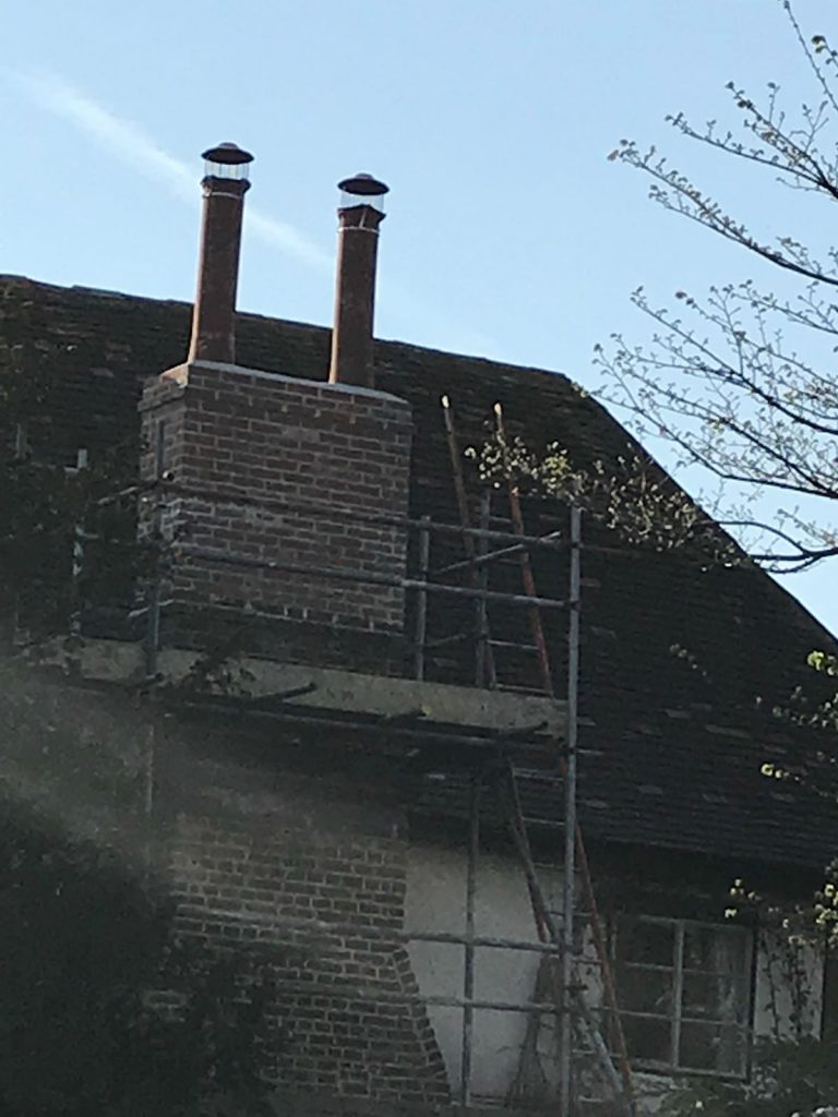 Lime and Cement Chimney Rebuild